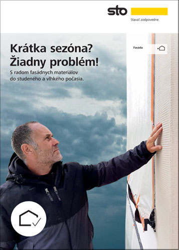 Brožúra fasádnych materiálov pre studené a vlhké počasie.