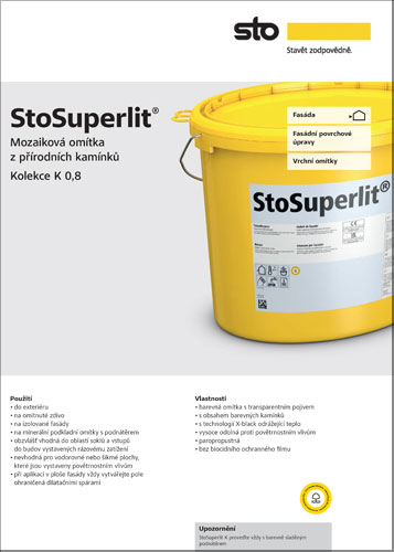 StoSuperlit® - mozaiková omietka z prírodných kamienkov Kolekcia K 0,8