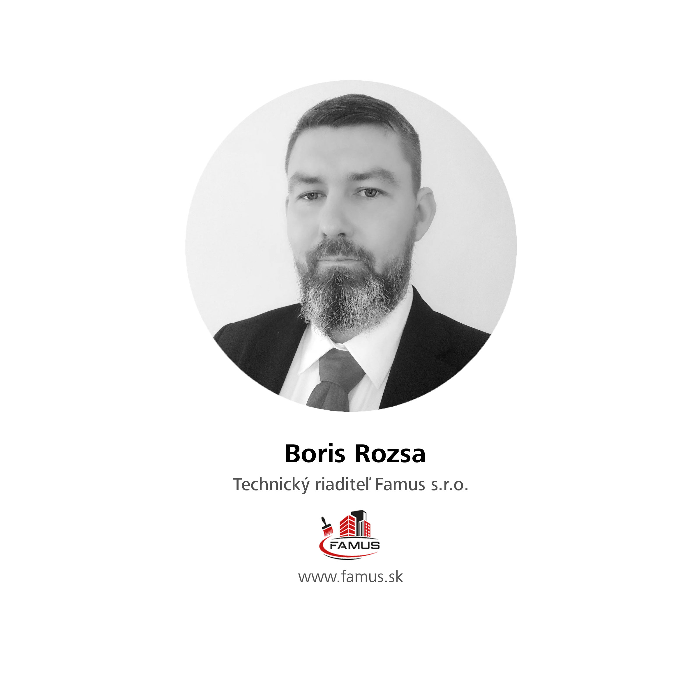 Boris Rozsa, technický riaditeľ spoločnosti FAMUS s.r.o.
