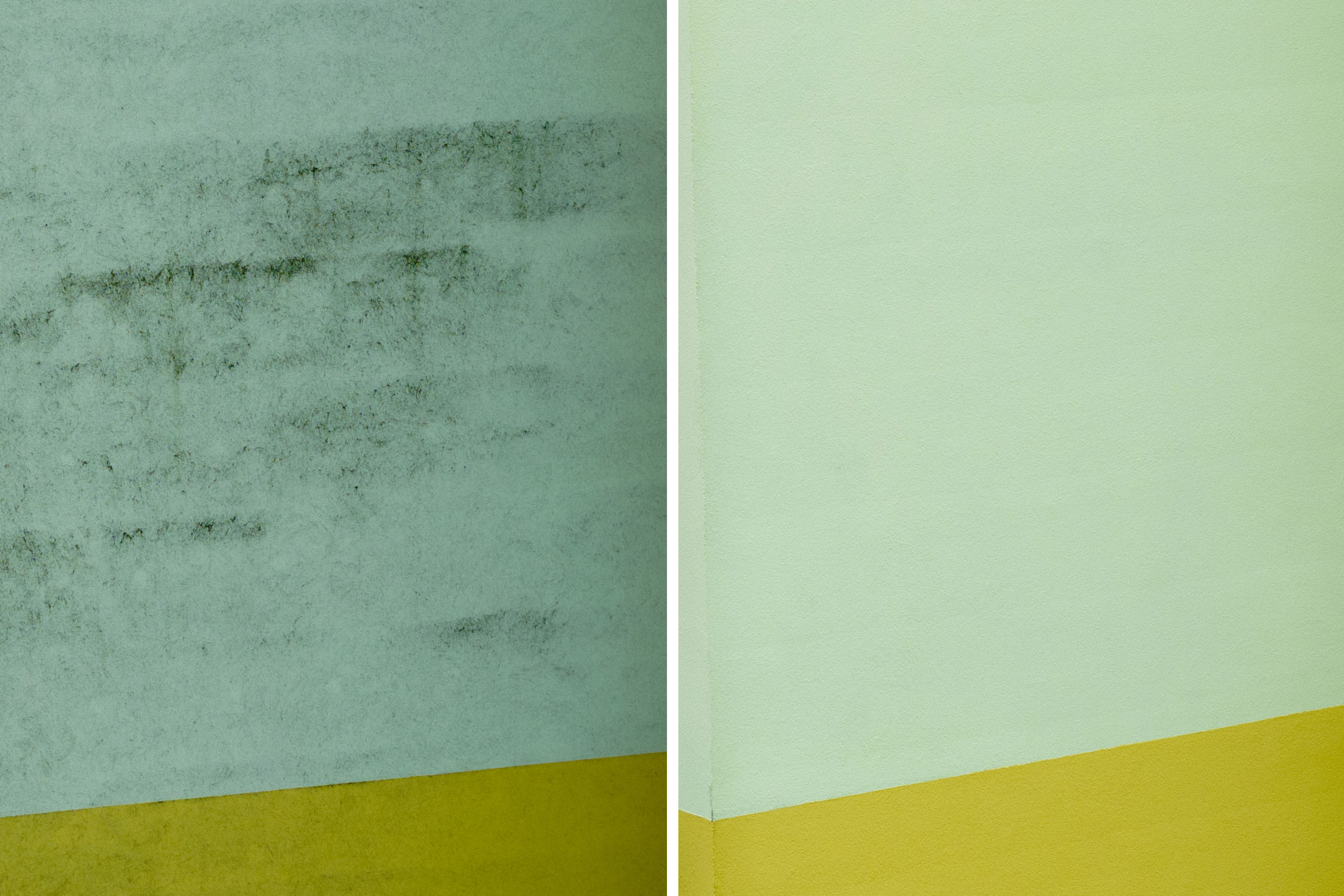 Ekologický prístup a výborné aplikačné vlastnosti - porovnanie fasády pred a po aplikácií fasádneho 