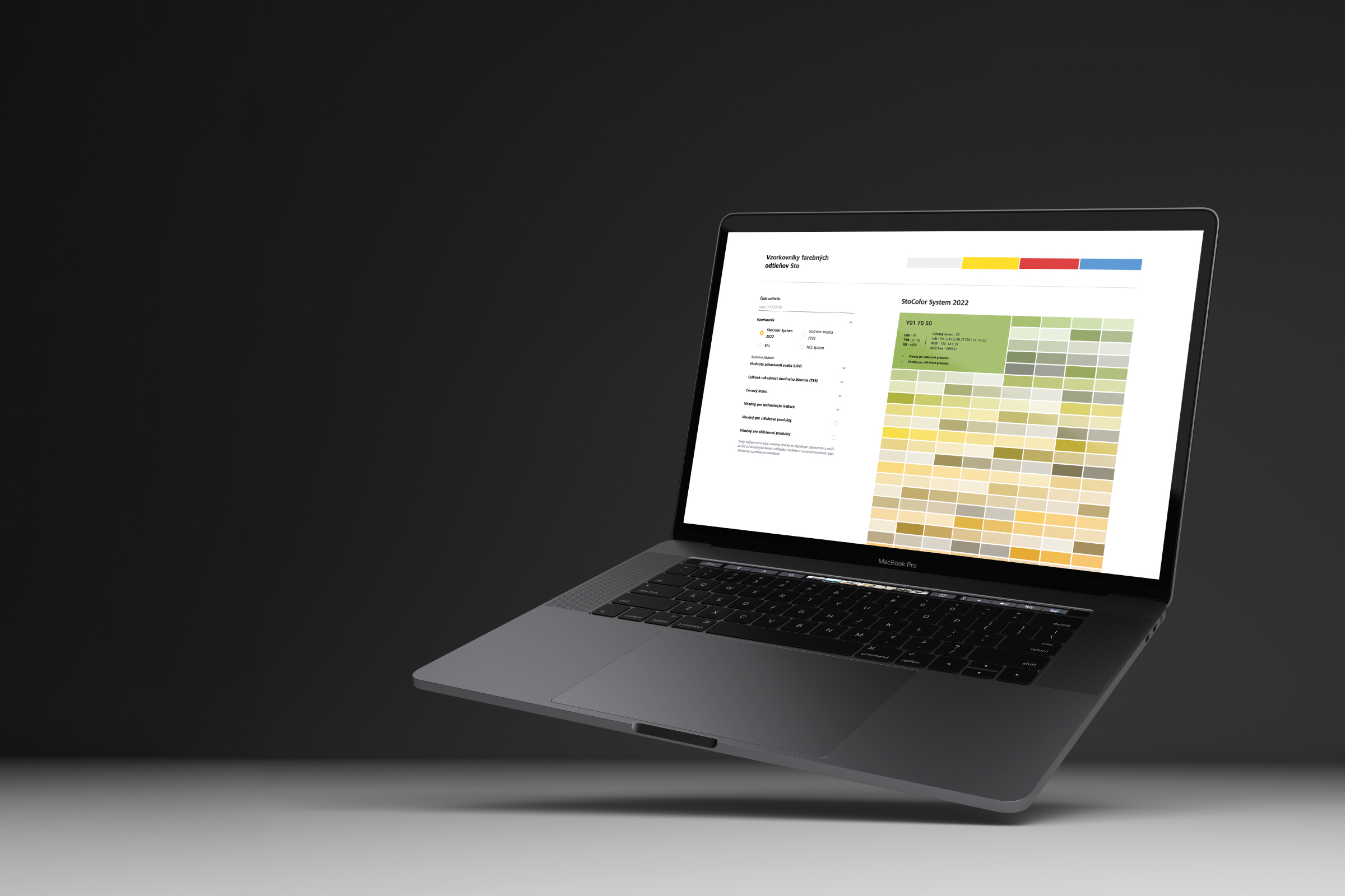 StoColor Selector na mobile