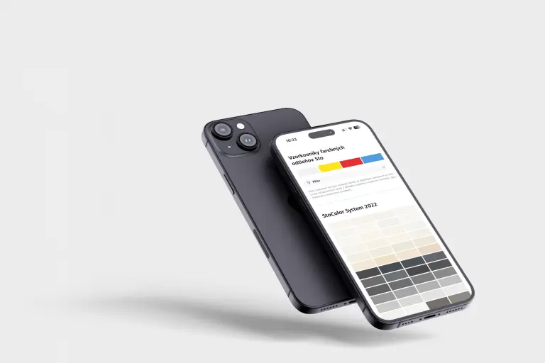 Online výber farebných odtieňov - StoColor Selector