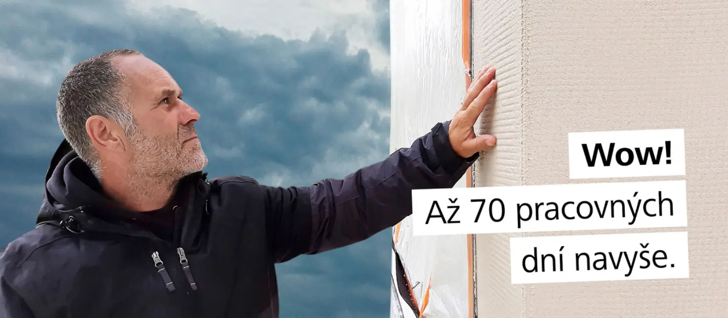 Predĺžte svoju stavebnú sezónu až o 70 dní s našimi produktmi do studeného a vlhkého počasia