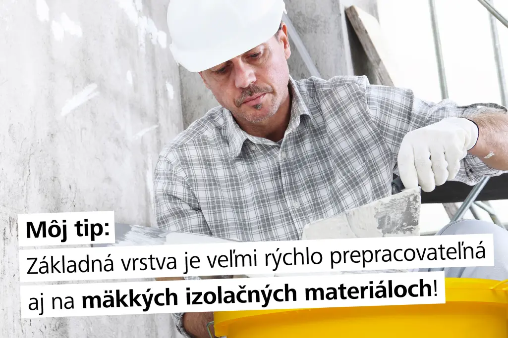 Technológia FastTrack je využívaná v minerálnej lepiacej a armovacej hmote StoLevell FT.