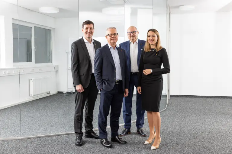 Dozorná rada Sto, zľava doprava: Michael Keller, Rainer Hüttenberger, Jan Nissen, Rolf Wöhrle