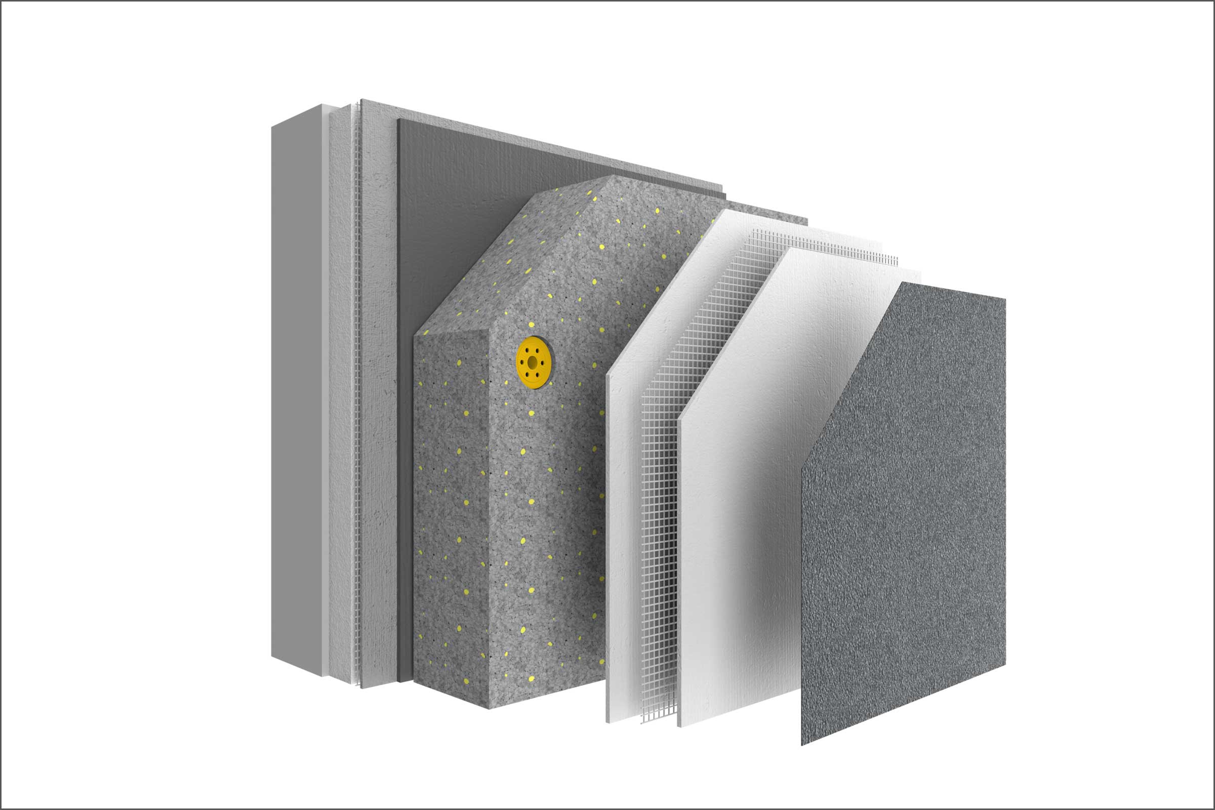 Schéma odolného zatepľovacieho systému StoTherm Classic