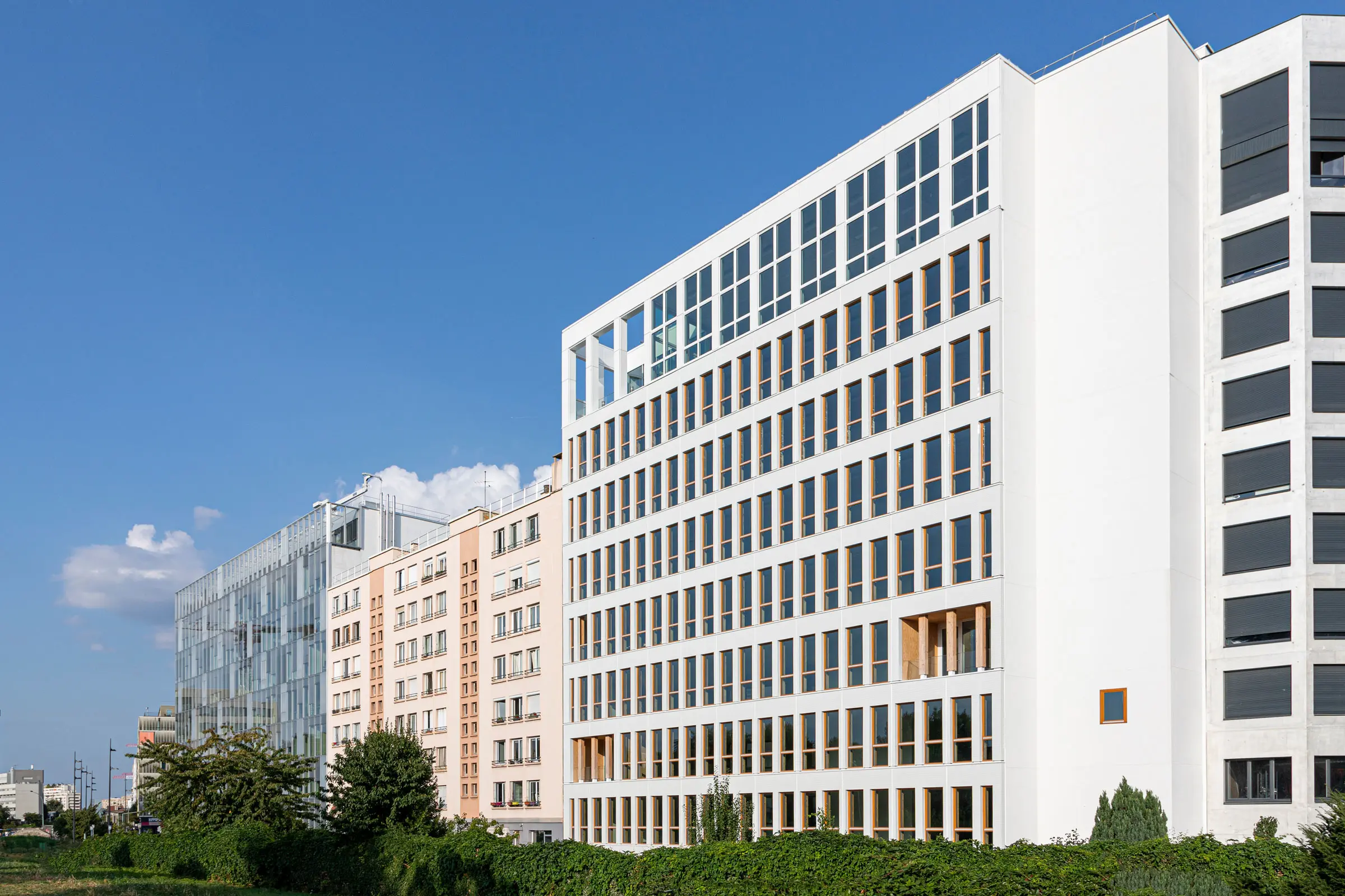 Administratívna budova Green Oak vo Francúzsku