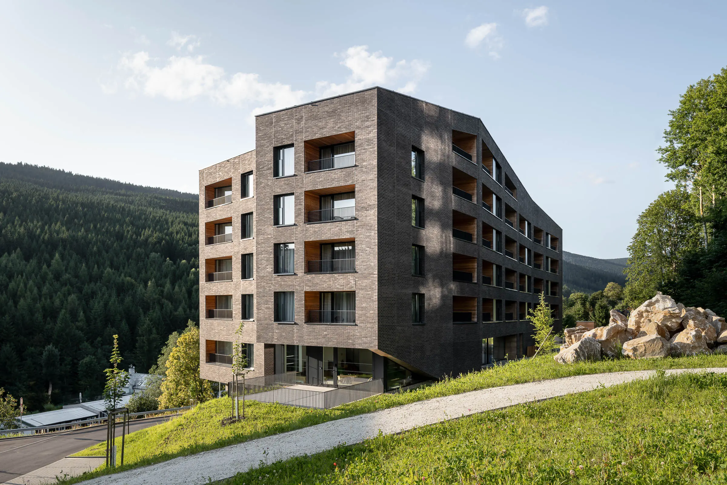 Apartmánové domy v rezorte Dolní Morava