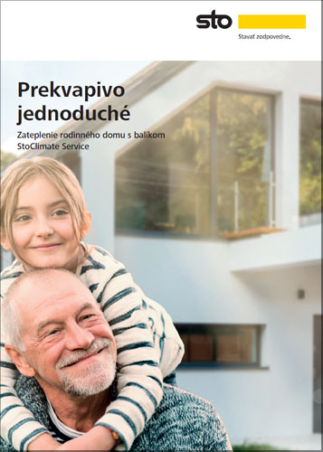 Zateplenie rodinného domu s balíkom StoClimate Service